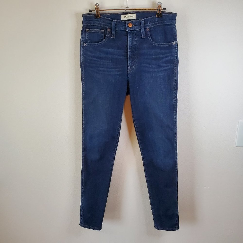 Madewell 10" high rise skinny jeans size womens 27 medium wash